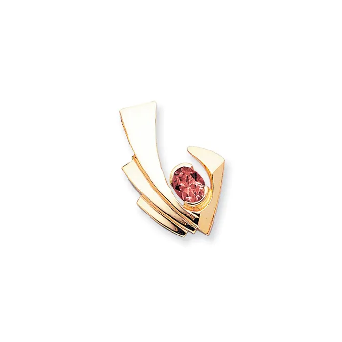 14k Yellow Gold 9x7mm Oval Garnet Checker slide TreasureFineJewelers PreStyled Sets 14k Yellow Gold 9x7mm Oval Garnet Checker slide TreasureFineJewelers PreStyled Sets