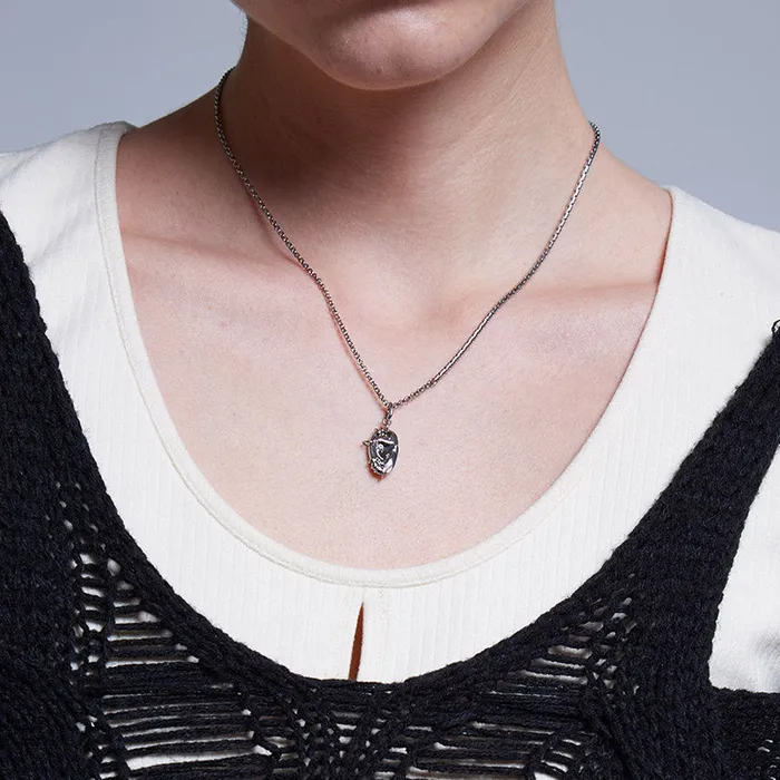Necklaces Blackheadshop Rebellion Revolution Punk Style Pierced Ear Charm Necklace