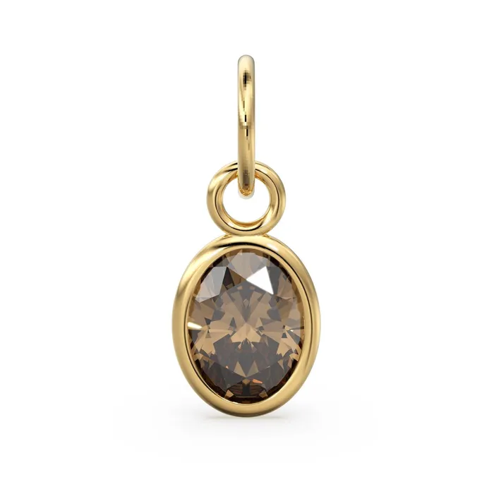 Jalvi Co PreStyled Sets Smokey Quartz Oval Solid Gold Charm Natural Brown Gemstone Handmade Gold Pendant 1pc 14k Solid Yellow Gold Jewelry Making FindingsSALE Jalvi Co PreStyled Sets Smokey Quartz Oval Solid Gold Charm Natural Brown Gemstone Handmade Gold Pendant 1pc 14k Solid Yellow Gold Jewelry Making FindingsSALE
