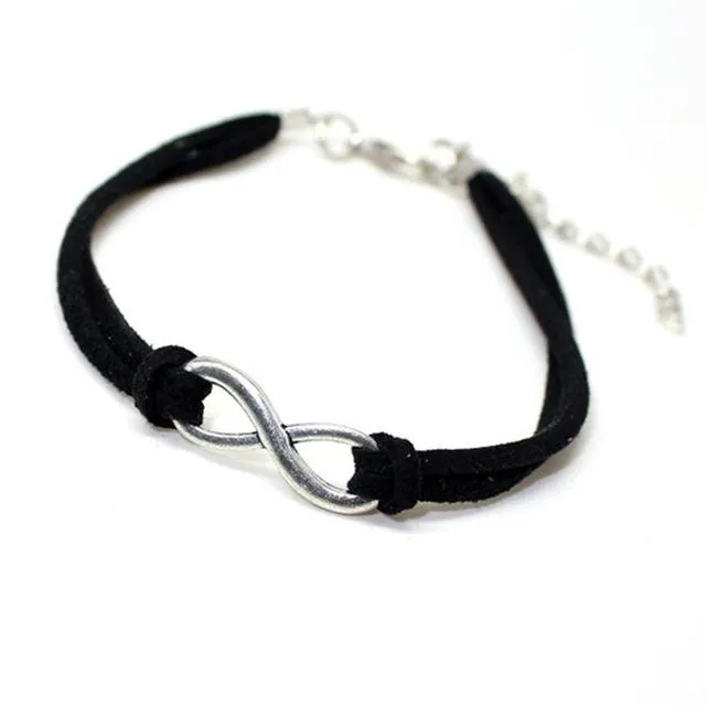 sparklingselections Bracelets Cross Infinity Leather Bracelet Charm Bangle For Women sparklingselections Bracelets Cross Infinity Leather Bracelet Charm Bangle For Women