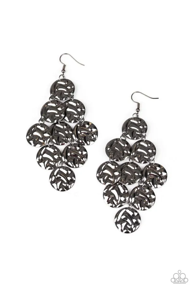 Earrings Paparazzi Accessories Metro Trend Black Earrings Jewelry by Bretta