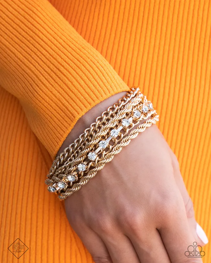 Paparazzi Accessories Executive Extravagance Gold PreStyled Sets
