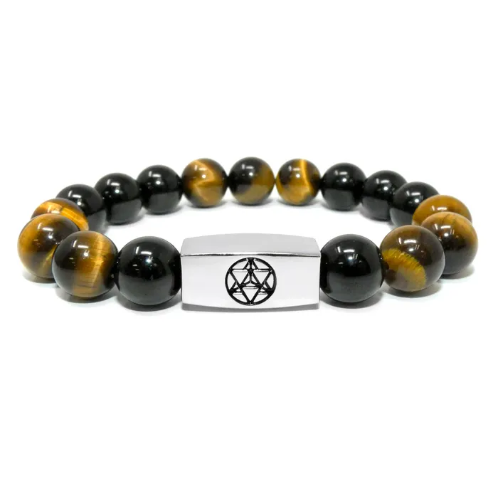 10mm Elizabeth April Channeled Anunnaki Sacred Geometry Limited Edition Cosmic Species Stretch Bracelet Lily Rose Jewelry Co Bracelets