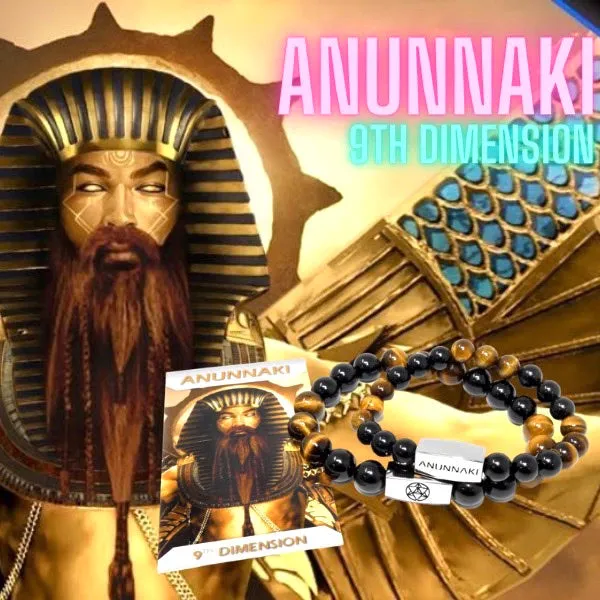 10mm Elizabeth April Channeled Anunnaki Sacred Geometry Limited Edition Cosmic Species Stretch Bracelet Lily Rose Jewelry Co Bracelets