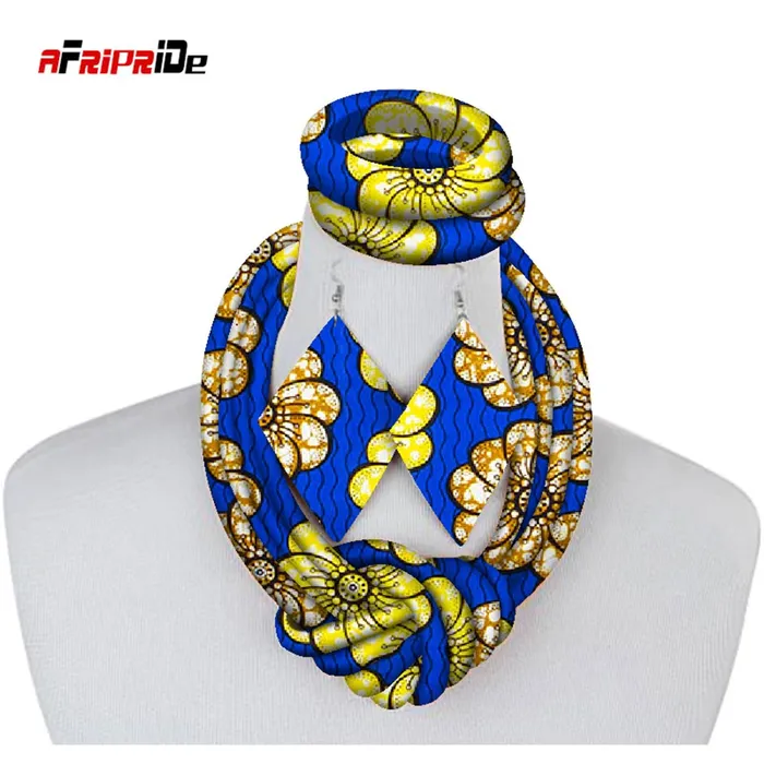 Earrings Sweet T 52 Ethnic Cloth Rope Necklace Bracelet and Earring Set for Women Girls Elegant and Stylish