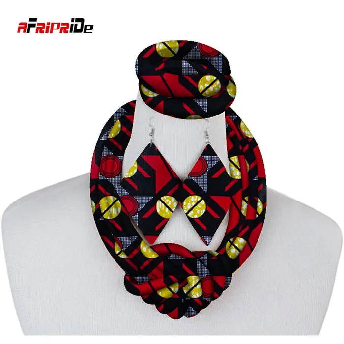 Earrings Sweet T 52 Ethnic Cloth Rope Necklace Bracelet and Earring Set for Women Girls Elegant and Stylish