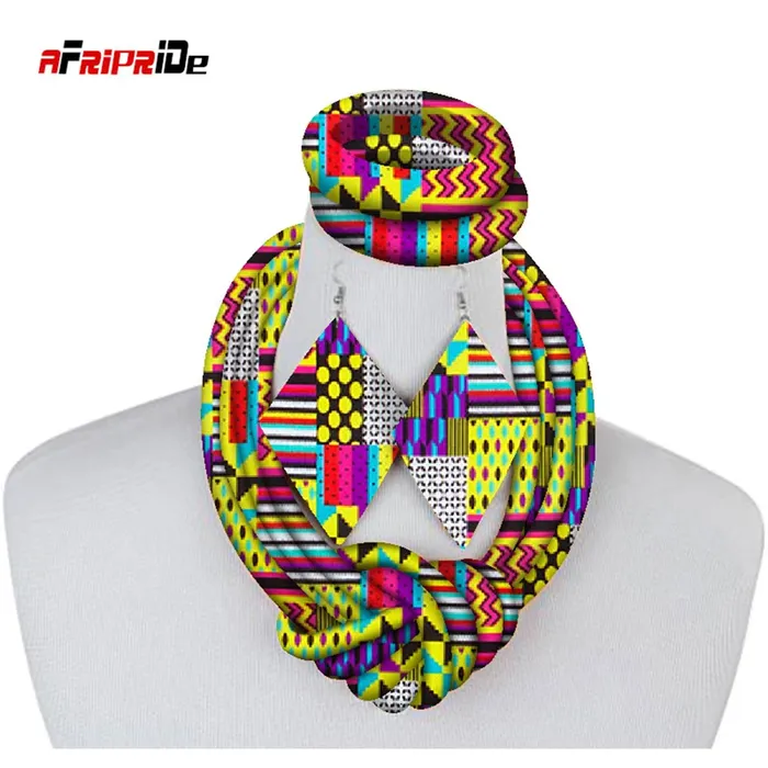 Earrings Sweet T 52 Ethnic Cloth Rope Necklace Bracelet and Earring Set for Women Girls Elegant and Stylish