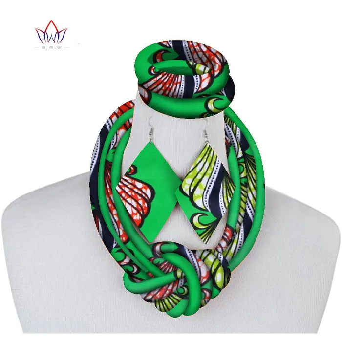 Earrings Sweet T 52 Ethnic Cloth Rope Necklace Bracelet and Earring Set for Women Girls Elegant and Stylish