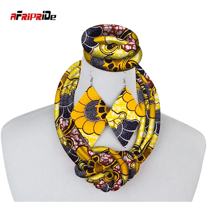 Earrings Sweet T 52 Ethnic Cloth Rope Necklace Bracelet and Earring Set for Women Girls Elegant and Stylish