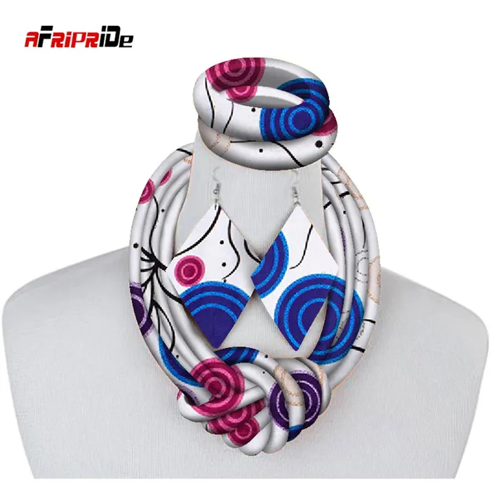 Earrings Sweet T 52 Ethnic Cloth Rope Necklace Bracelet and Earring Set for Women Girls Elegant and Stylish